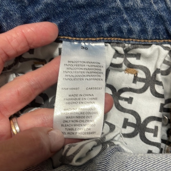 Sam Edelman denim the Jenny mini skirt size 30 - Picture 8 of 11